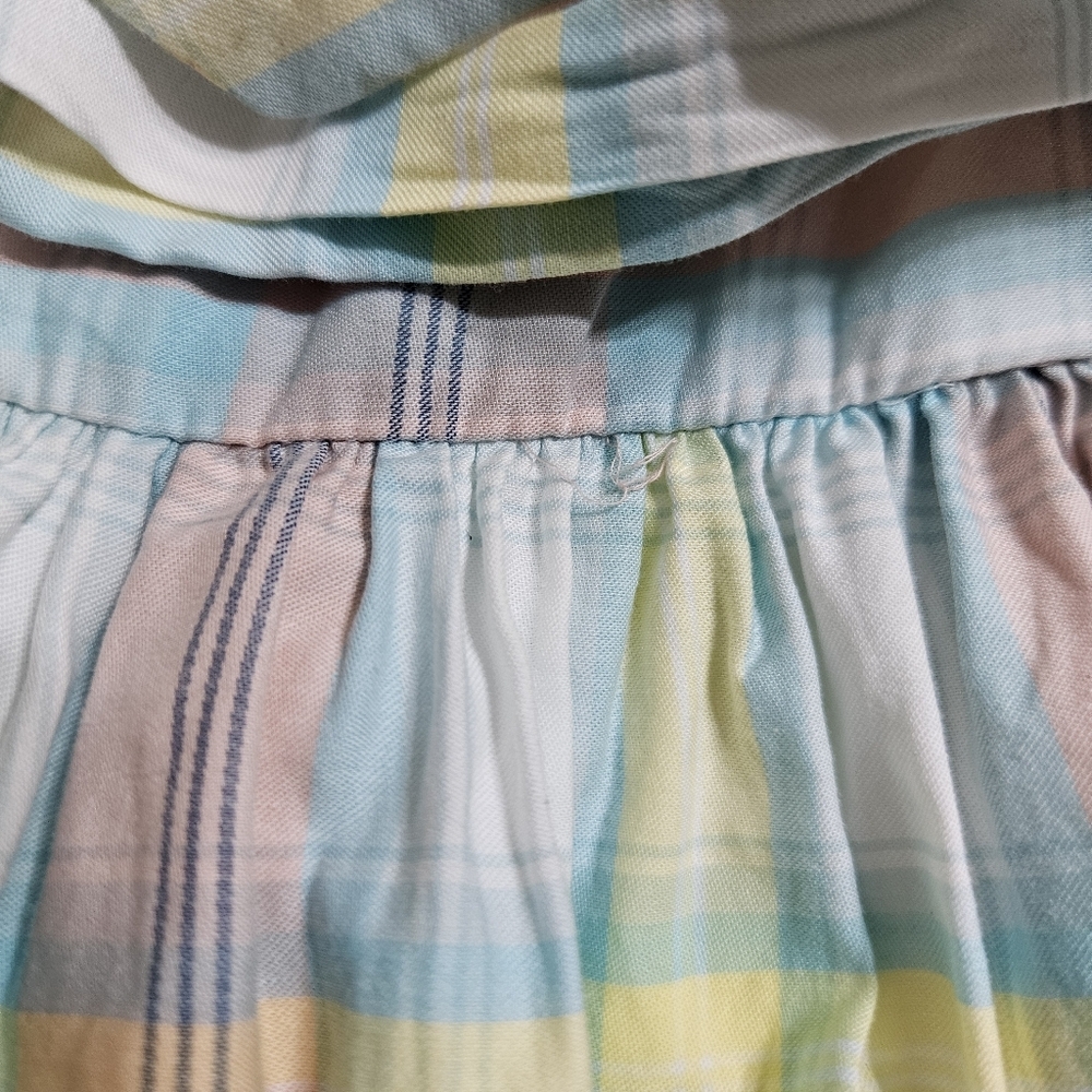 Carter's Plaid Pastel Colored Dress Size 4t - Picture 5 of 8